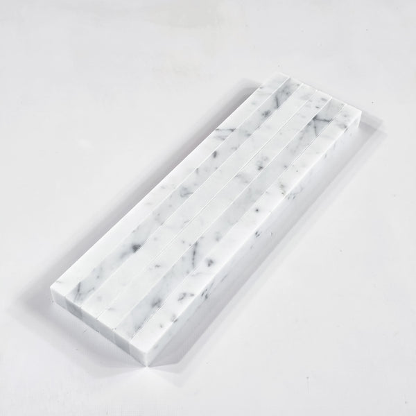 Bianco Carrara Flat Liner Molding Polished