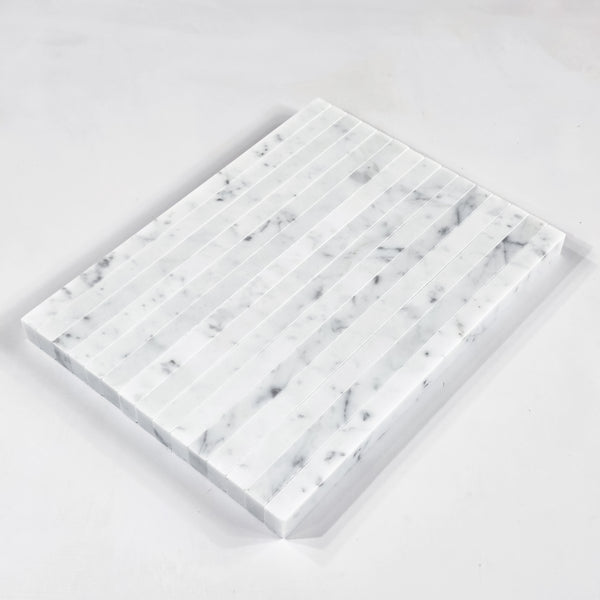 Bianco Carrara Flat Liner Molding Polished