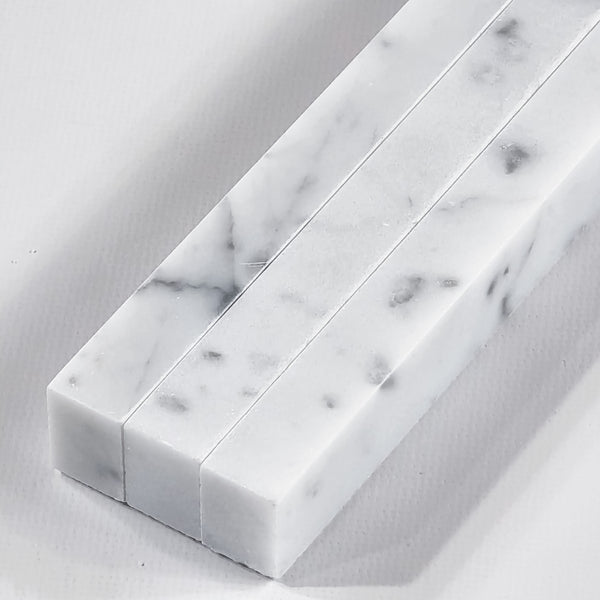 Bianco Carrara Flat Liner Molding Polished