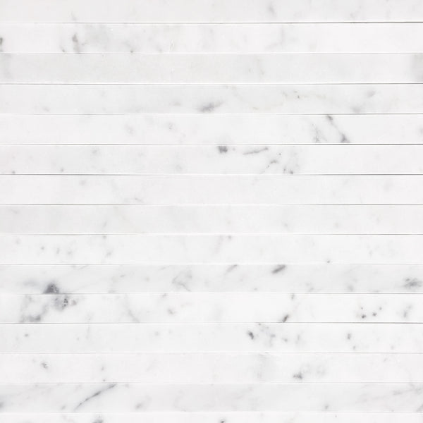 Bianco Carrara Flat Liner Molding Polished