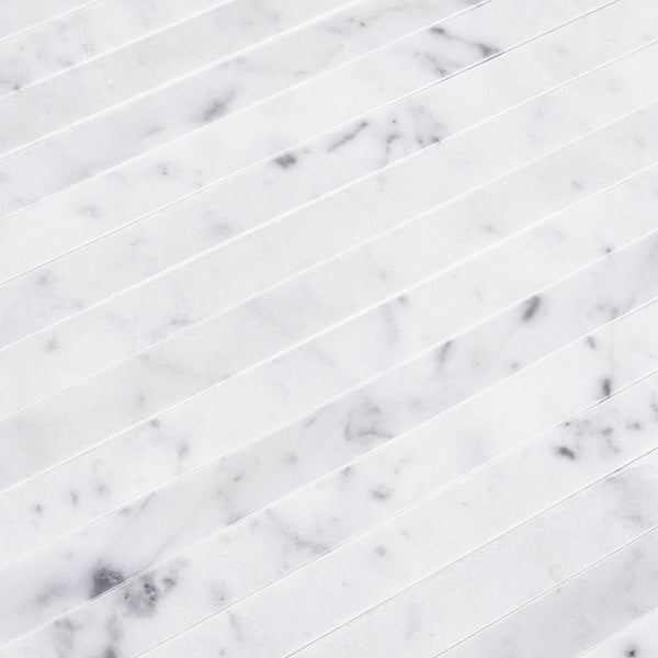 Bianco Carrara Flat Liner Molding Polished