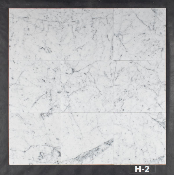 Bianco Carrara 12" x 12" Honed