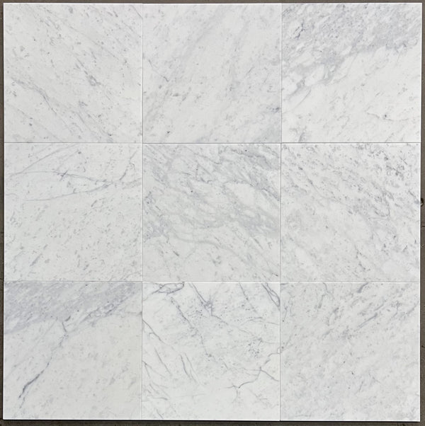 Bianco Carrara 12" x 12" Pulido