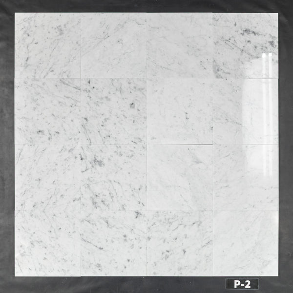 Bianco Carrara 12" x 12" Polished