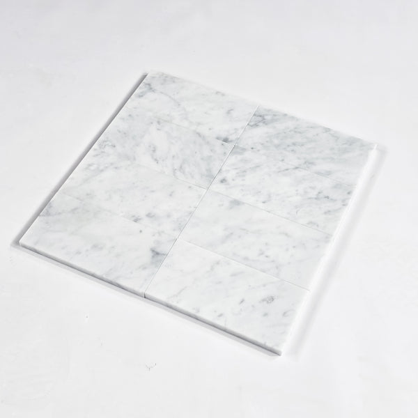 Bianco Carrara 3" x 6" Honed