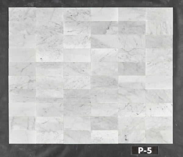 Bianco Carrara 3" x 6" Polished