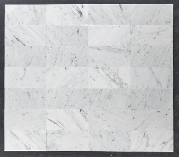 Bianco Carrara 3" x 6" Pulido