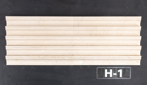 Crema Marfil Capital Molding Honed - Elon Tile & Stone