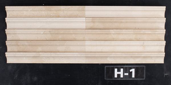 Crema Marfil Capital Molding Honed - Elon Tile & Stone