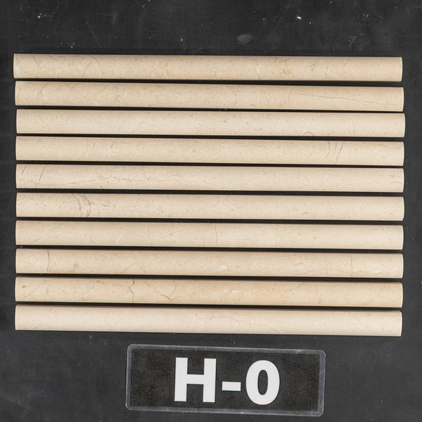 Crema Marfil Pencil Molding Honed