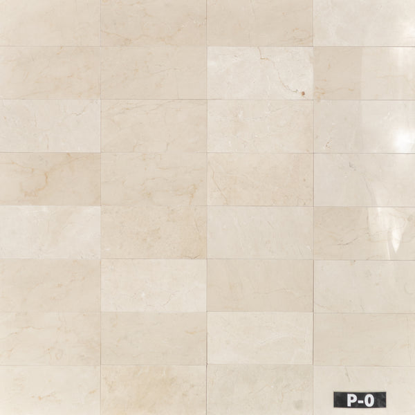 Crema Marfil 6" x 12" Polished