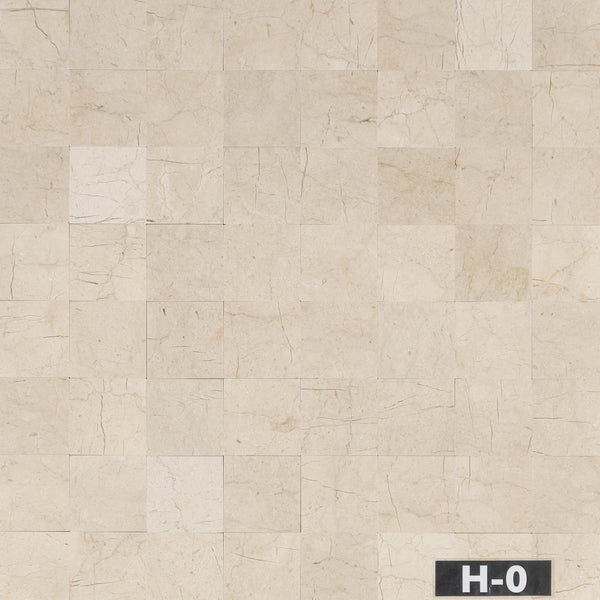 Crema Marfil 4" x 4" Honed