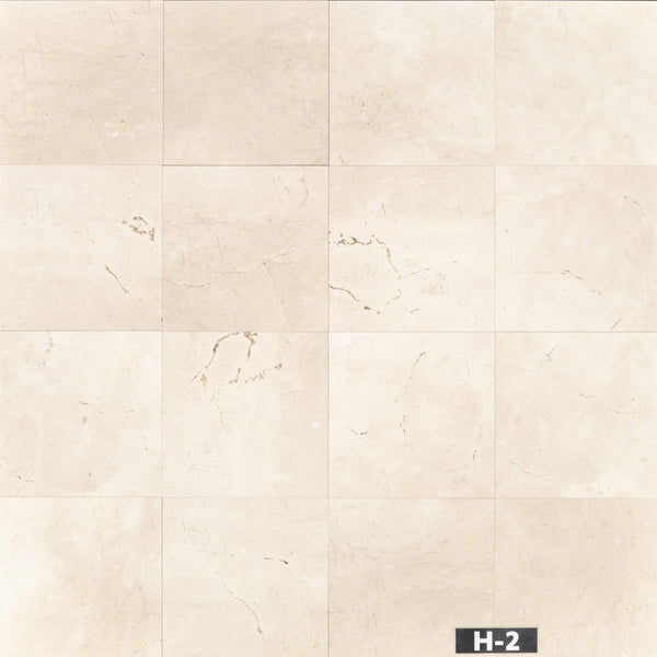 Crema Marfil 12" x 12" Honed