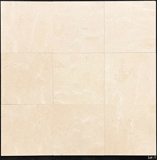 Crema Marfil 12" x 12" Polished