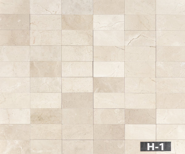 Crema Marfil 3" x 6" Honed