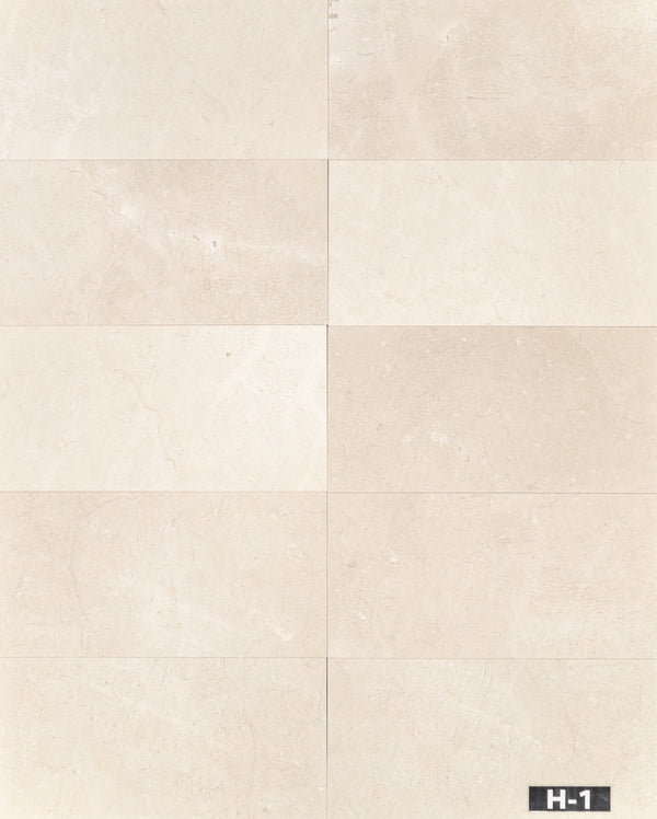 Crema Marfil 12" x 24" Honed