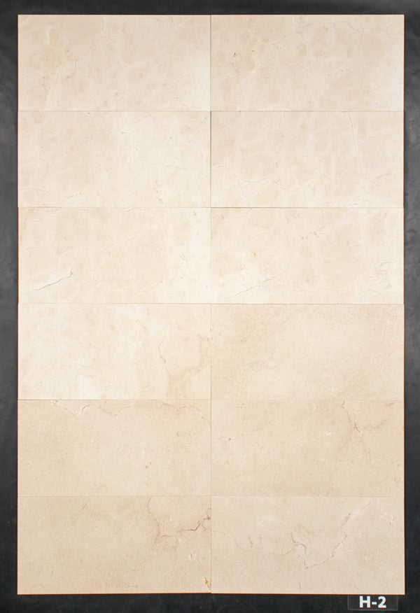 Crema Marfil 12" x 24" Pulido