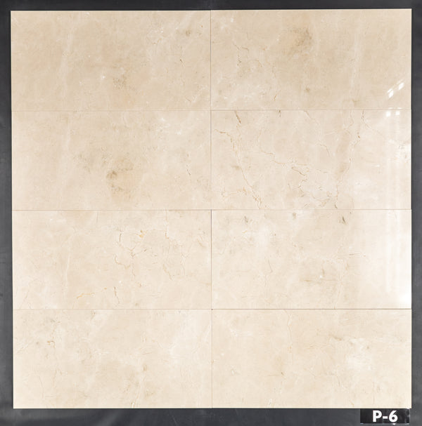 Crema Marfil 12" x 24" Polished