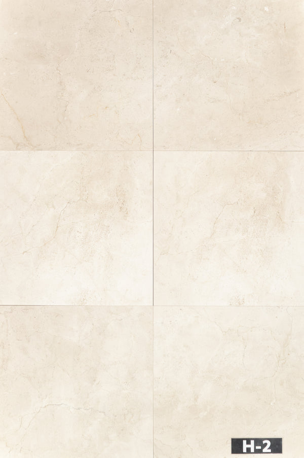 Crema Marfil 18" x 18" Honed - Elon Tile & Stone