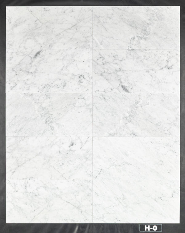 Bianco Carrara 12" x 24" Honed