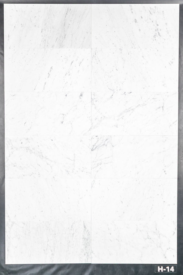 Bianco Carrara 12" x 24" Honed