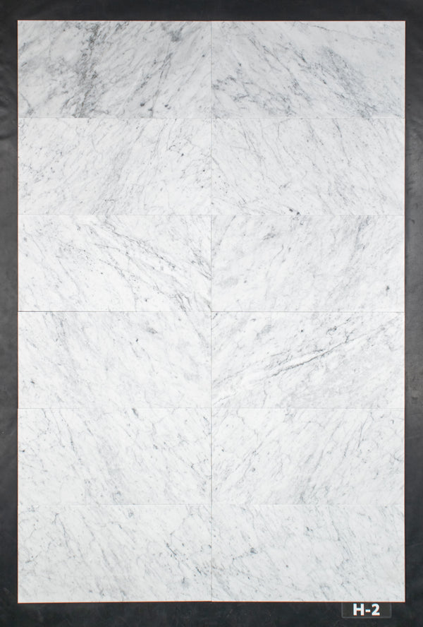 Bianco Carrara 12" x 24" Honed