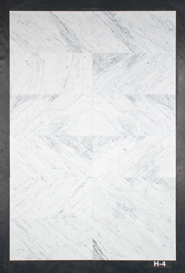 Bianco Carrara 12" x 24" Honed