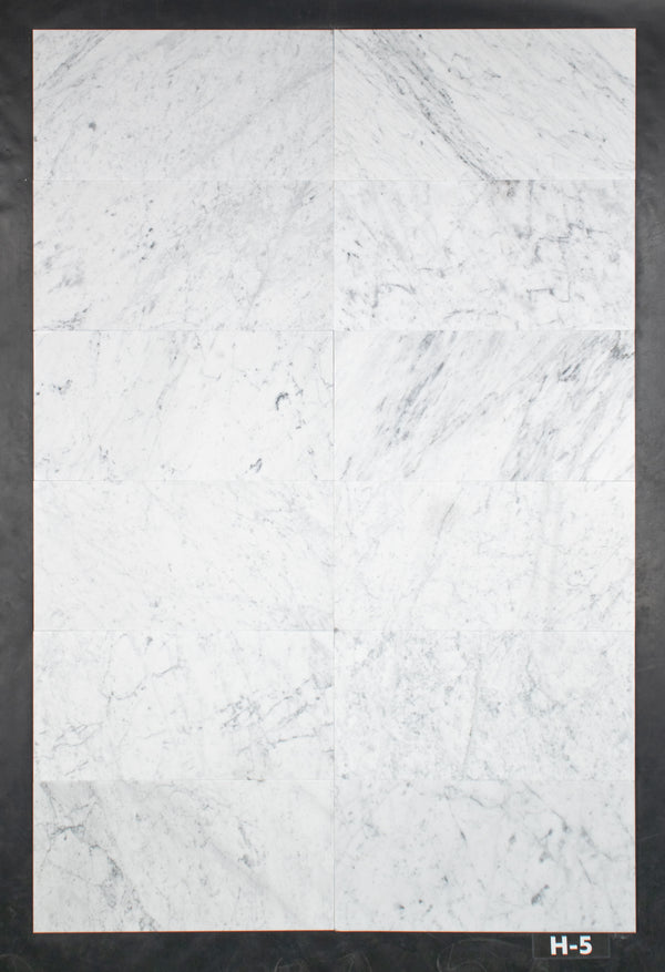 Bianco Carrara 12" x 24" Honed