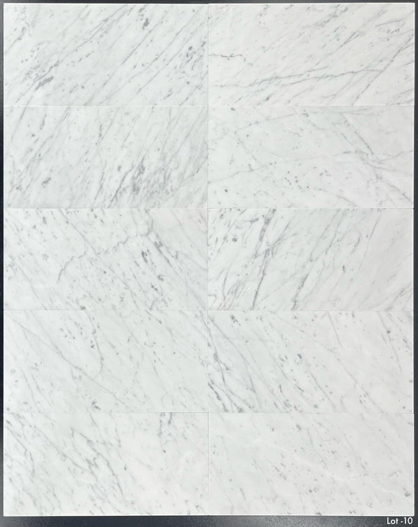 Bianco Carrara 6" x 12" Honed