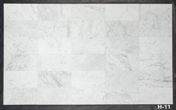Bianco Carrara 6" x 12" Pulido