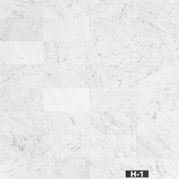 Bianco Carrara 6" x 12" Honed - Elon Tile & Stone