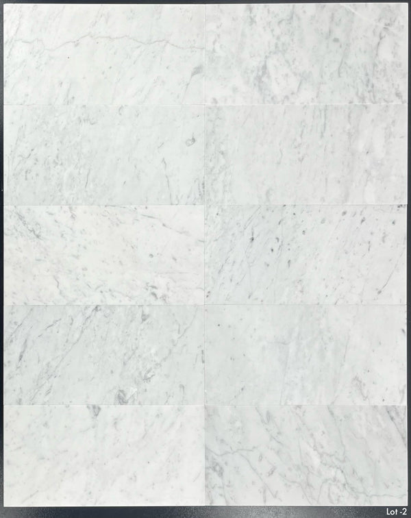 Bianco Carrara 6" x 12" Pulido