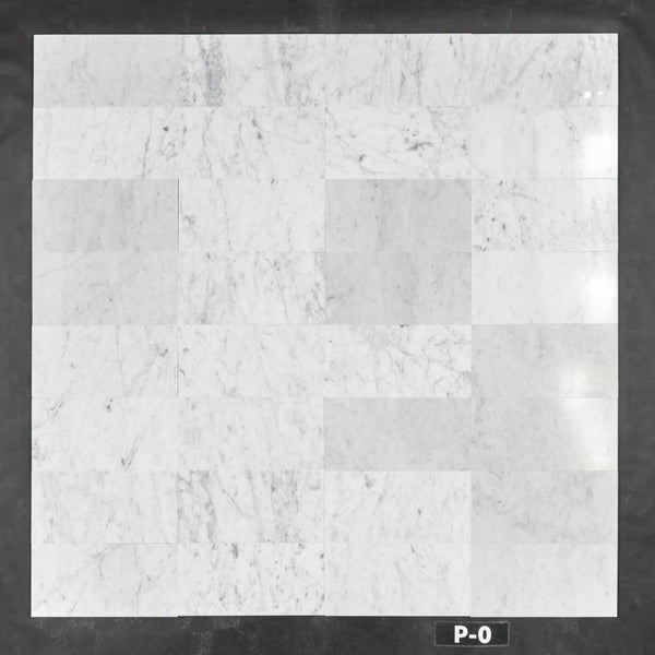 Bianco Carrara 6" x 12" Polished - Elon Tile & Stone