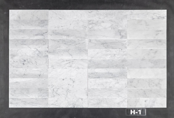 Bianco Carrara 3" x 12" Honed - Elon Tile & Stone