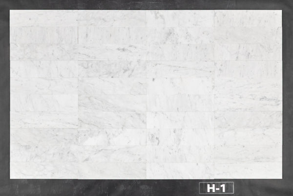 Bianco Carrara 3" x 12" Honed