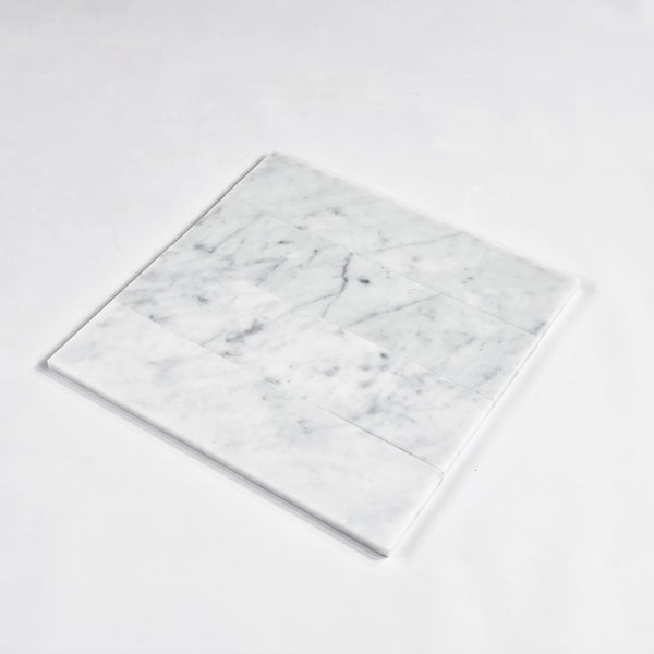 Bianco Carrara 3" x 12" Honed