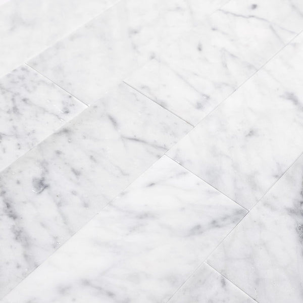 Bianco Carrara 3" x 12" Honed