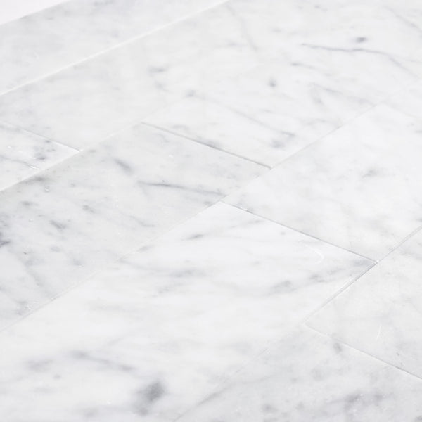 Bianco Carrara 3" x 12" Honed