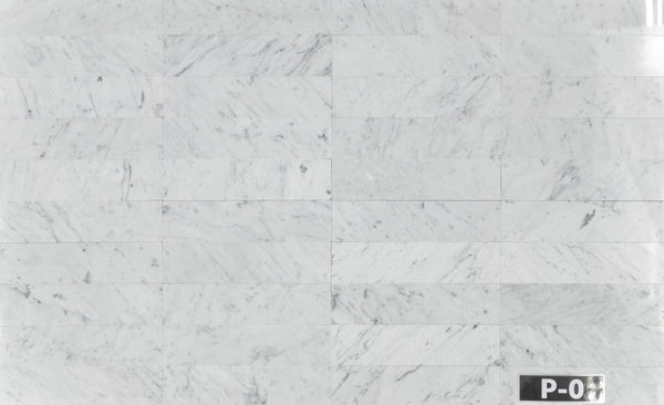 Bianco Carrara 3" x 12" Polished