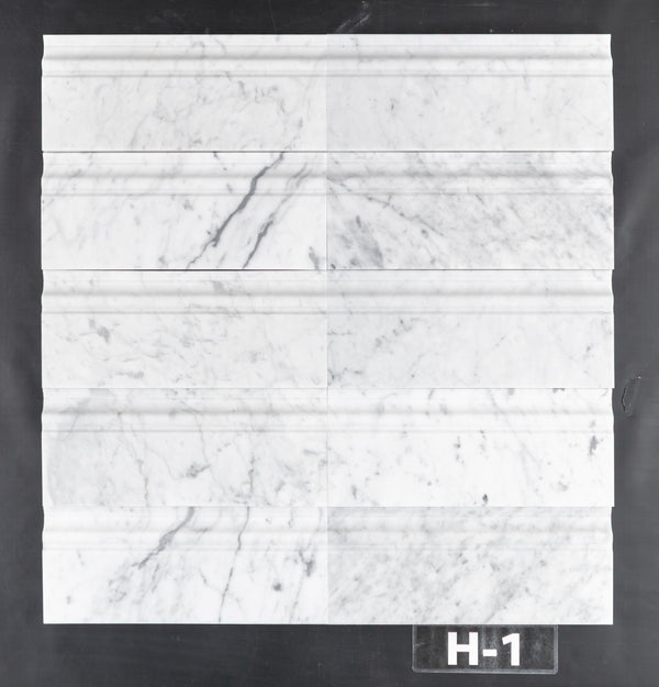 Bianco Carrara Base Molding Honed - Elon Tile & Stone