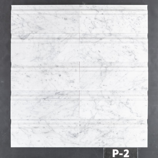 Bianco Carrara Base Molding Polished - Elon Tile & Stone
