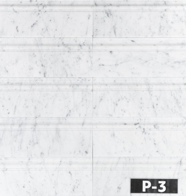 Bianco Carrara Base Molding Polished