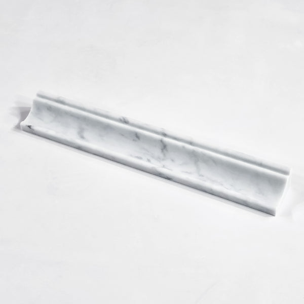 Bianco Carrara Capital Molding Honed