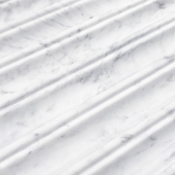 Bianco Carrara Capital Molding Honed