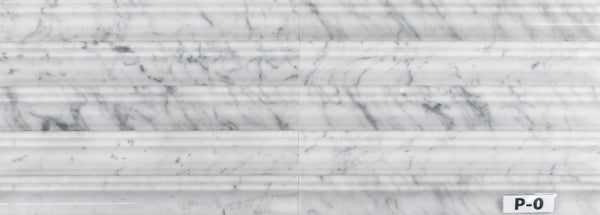 Bianco Carrara Capital Molding Polished