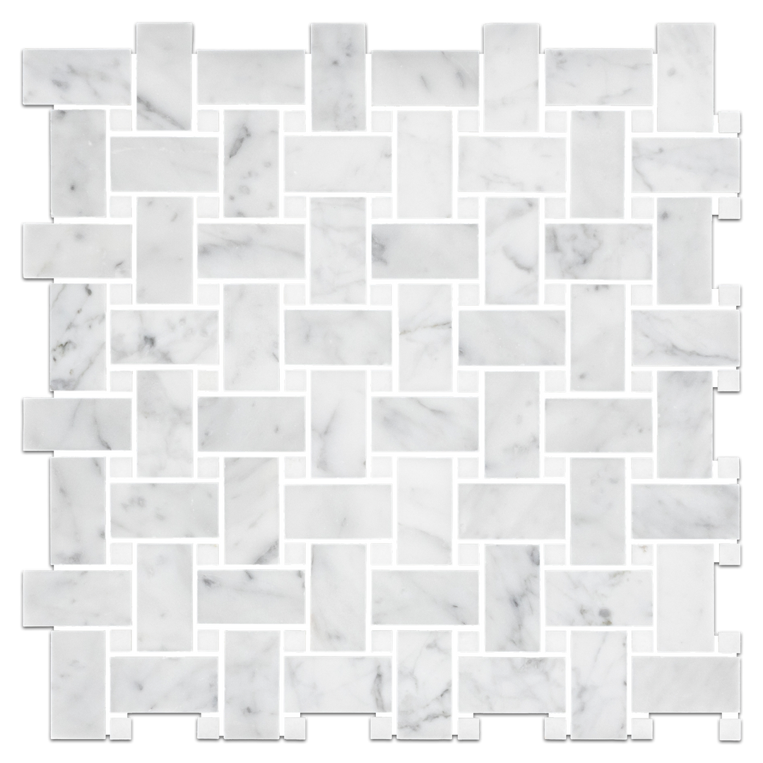 Basketweave Mosaics – Elon Tile & Stone