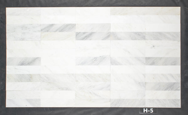 Pearl White 3" x 12" Honed