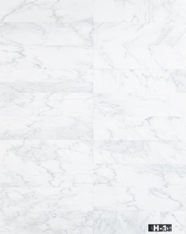 Blanco perla 6" x 24" Pulido