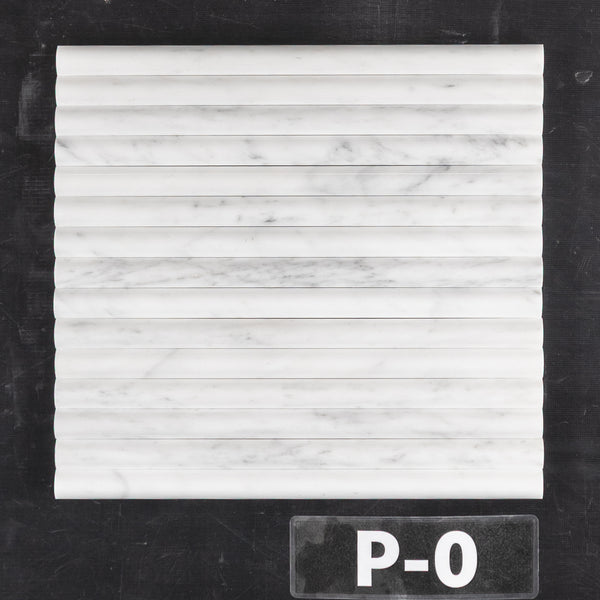 Pearl White Pencil Molding Polished - Elon Tile & Stone