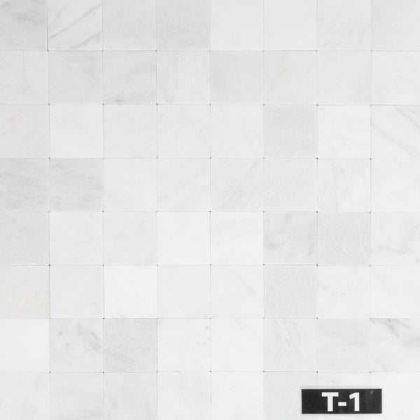 Pearl White 4" x 4" Soft Tumbled